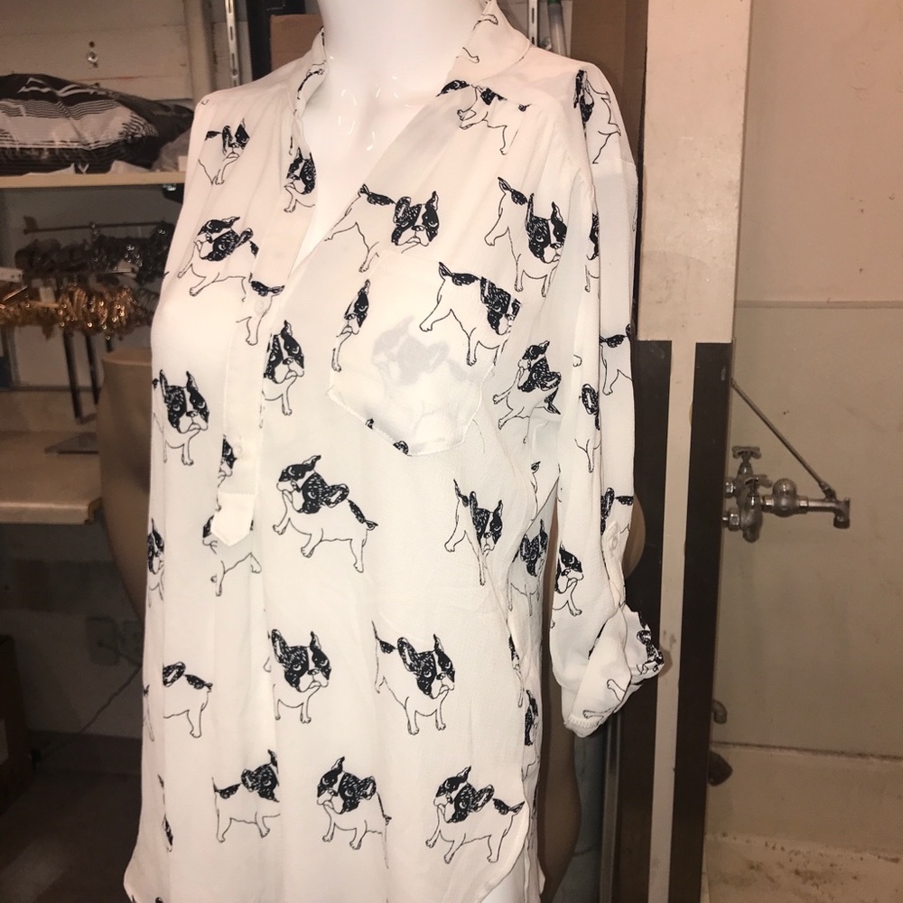Puppy blouse
